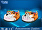 Coches de parachoques del tigre del niño precioso de la forma/Karts de parachoques eléctrico para los niños